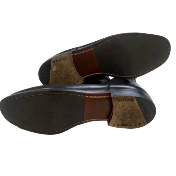 Bowen Womens Chelsea Boots Black Leather US 7.5 UK 6.5 Ankle Booties Spain Luxe - Picture 10 of 13